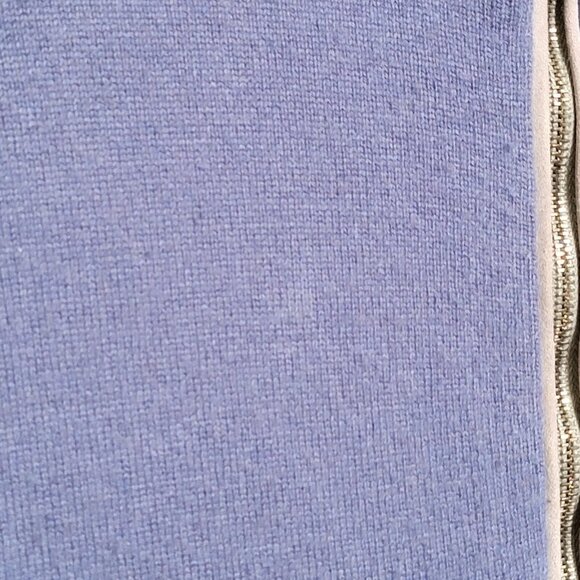 Greyson Golf Sweater Mens Size Large Blue Purple 1/4 Zip Pullover Wool Cashmere - Picture 11 of 12